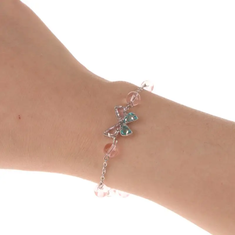 Nevertheless Cosplay Bracelet Bow Crystal Pendant Bracelets Jewelry Prop Accessories Gifts