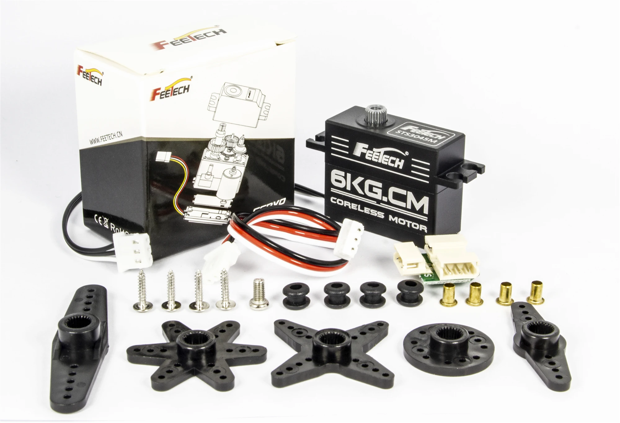 Magnetic Encoding STS3045M 360 Degree With Feedback Voltage Servo Motor Position Control in Radio Control Toys Car Rc