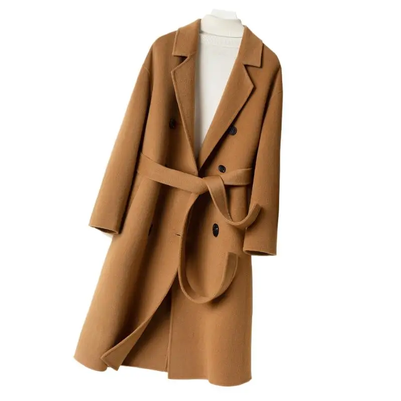 

Women's Clothing mid-length woolen coat Autumn Winter New No.2
