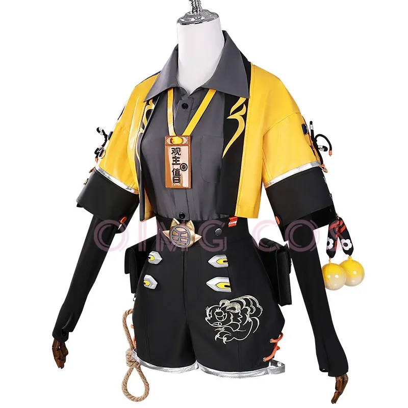 أزياء Zenless Zone Zero Ju Fufu التأثيرية أزياء كرنفال للبالغين أزياء حفلات الهالوين لعبة تنكرية للنساء #3