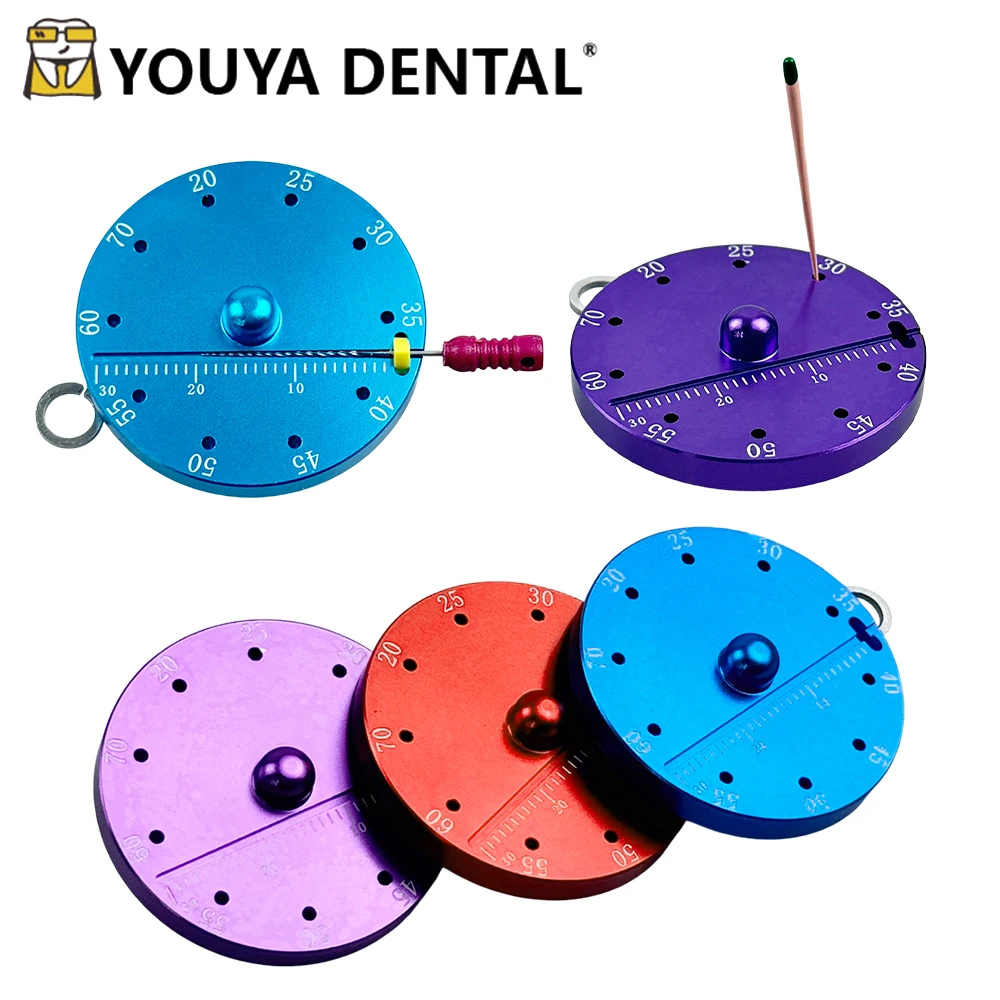 Dental Endo Rulers Gutta Percha Cutter Measering Ruler Endodontic Gutta Percha Points Gauge Cutter Round Span Measure Scale