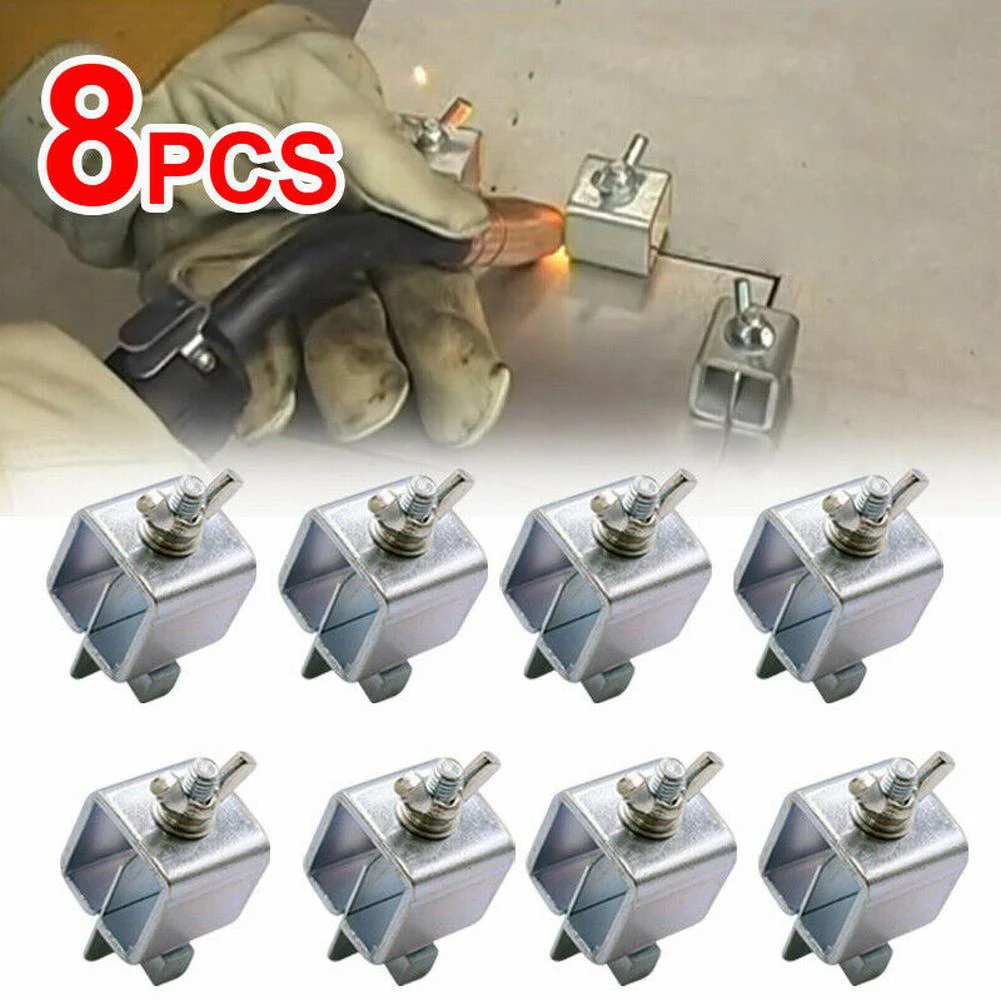 Welding Clamps Welding Clips Adjustable Anti-rust Butt Welding Clamps Locator Lock Clips Positioner Clip 8Pcs Fixing