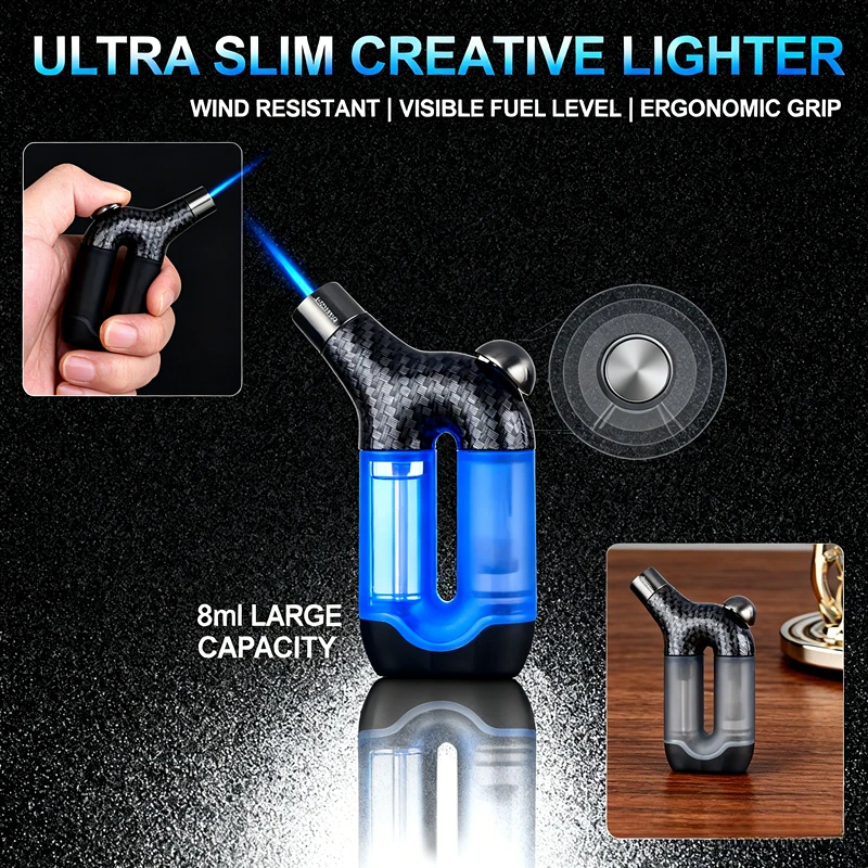 

New Mini Torch Lighter - Windproof Butane Gas, Creative Unusual Tool for Cigar/Cigarette Welding, Premium Smoking Accessory