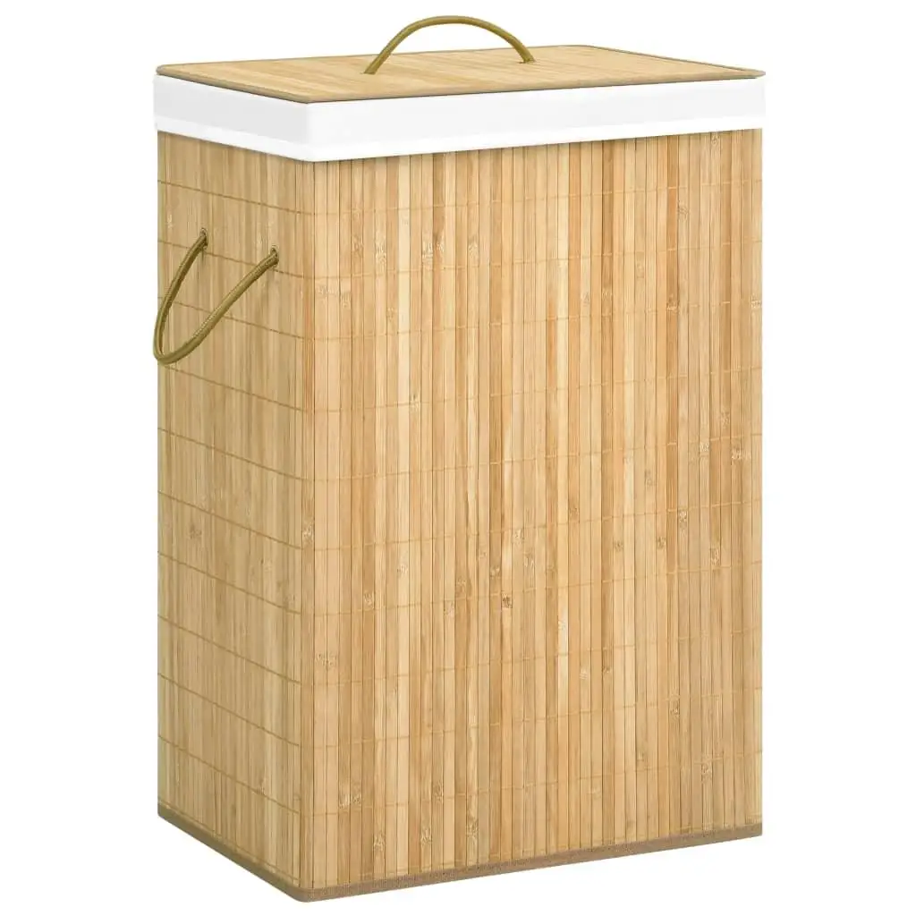 72L Bamboo Laundry Basket - Eco-Friendly Storage Solution for Clothes & Essentials