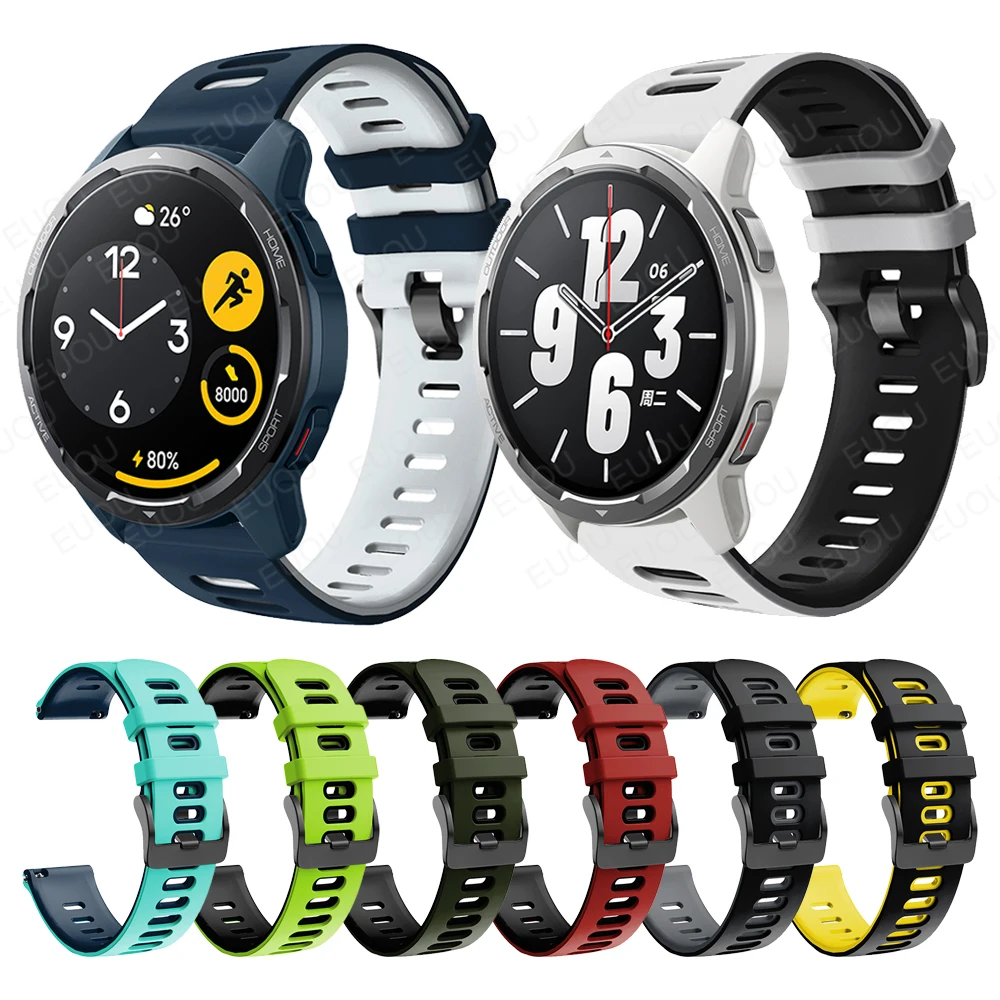 Easyfit Silicone Strap Para Xiaomi Watch Color 2 Smartwatch Banda Mi Color SportS Edição Pulseira Acessórios bandas