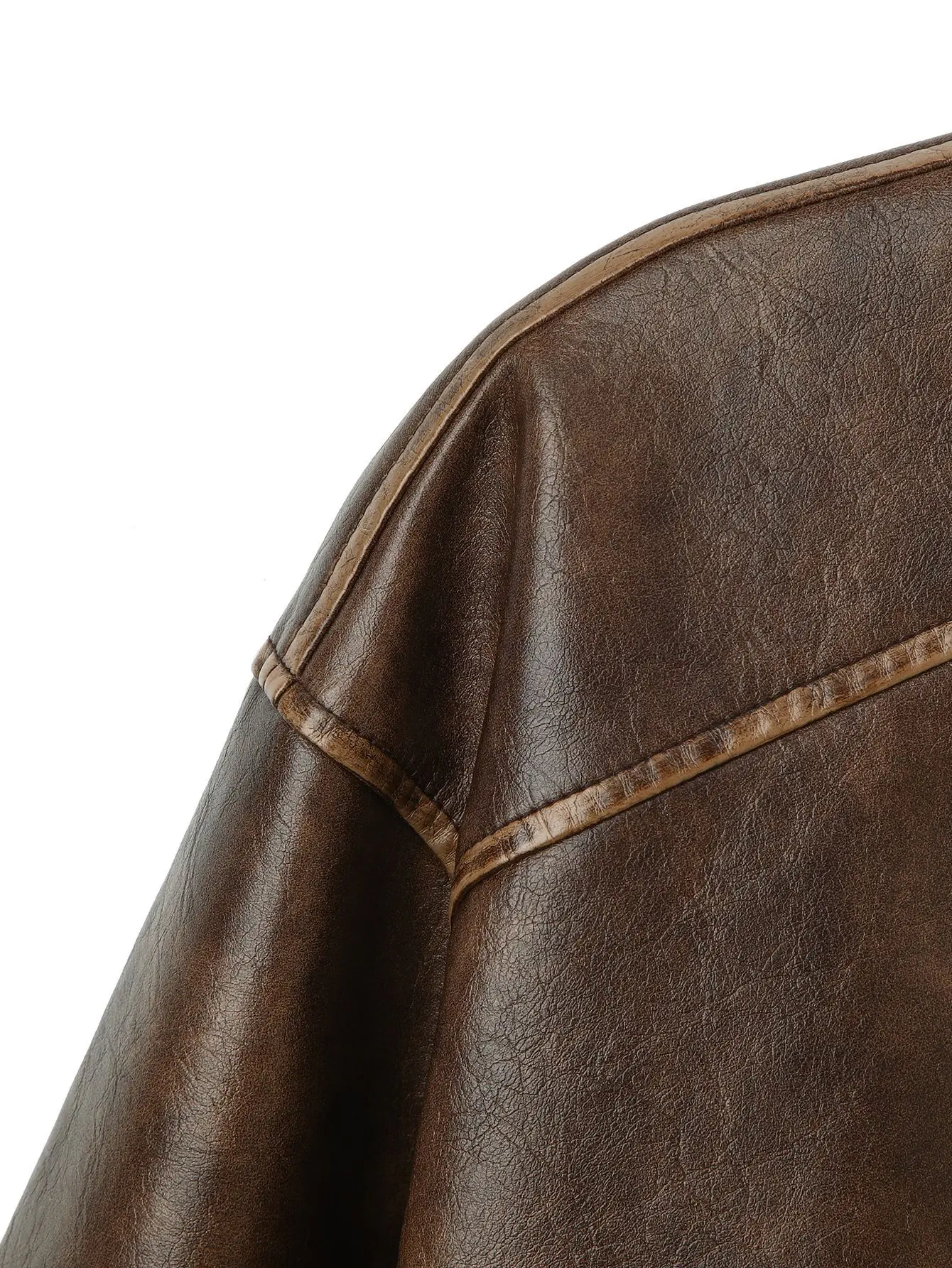 เสื้อแจ็คเก็ตหนังลำลองแฟชั่นพร้อมคอตั้ง,ฤดูใบไม้ร่วงและฤดูหนาว PU รถจักรยานยนต์ซิปเสื้อแจ็คเก็ตสั้น,เสื้อผ้าผู้หญิง