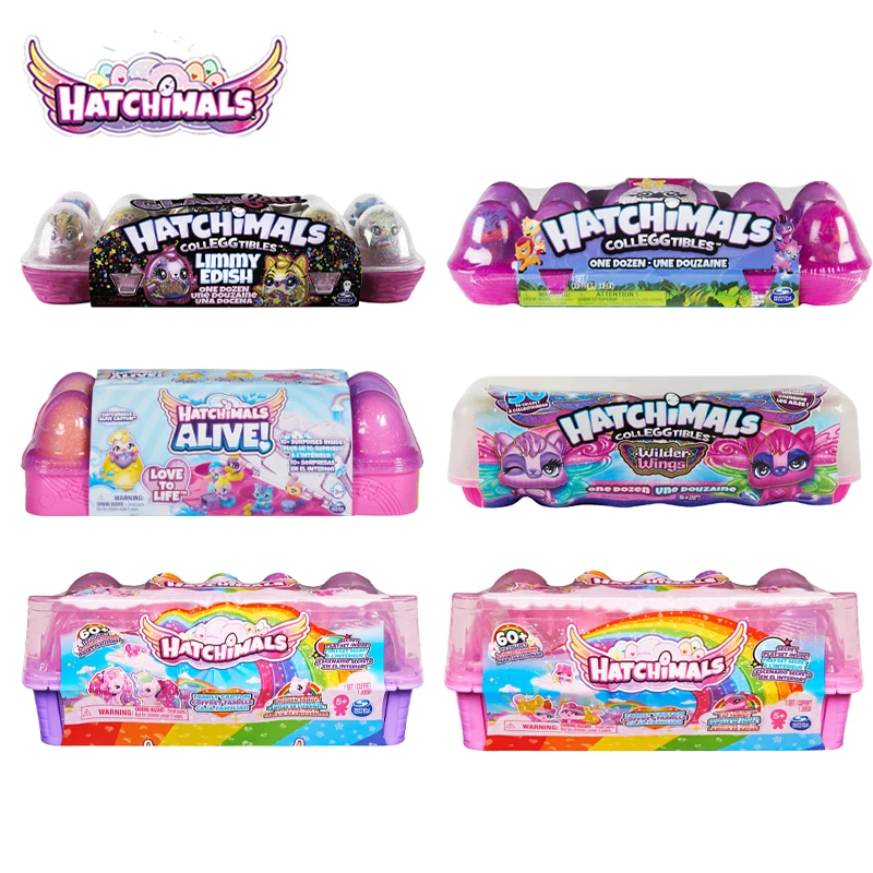 

Hatchimals Colleggtibles Wilder Wings 12-Pack Egg Carton Toys Self-Hatching Eggs Carton Season 1 Unicorn Family Carton Playset