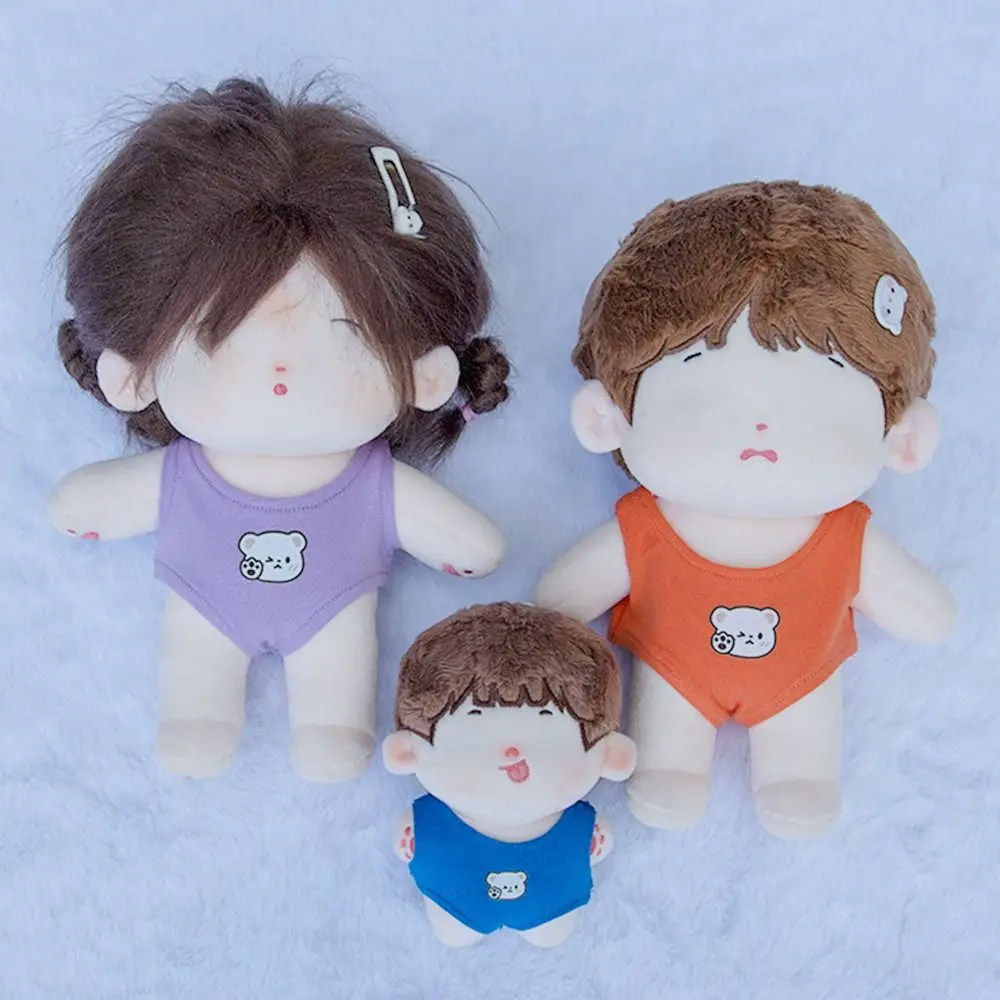 2023 Cartoon Swimsuit for 20cm Dolls Baby Clothes Sleeveless Swimwear Cute Bathing Suit Cotton Doll Clothes Doll Accessories