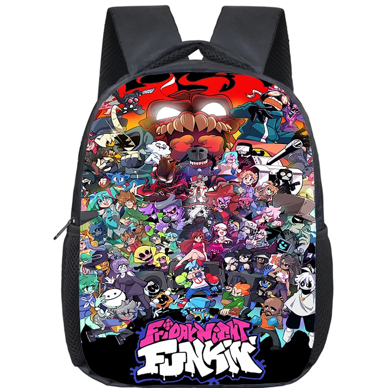 

Kids Friday Night Funkin Backpack Children School Bags Waterproof Kindergarten Bag Baby Toddler Backpack for Boys Girls Bookbag