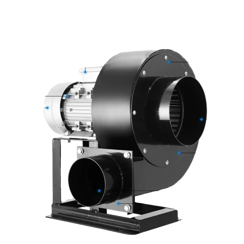 High temperature resistant DF centrifugal fan, multi-wing 220V low noise induced draft fan