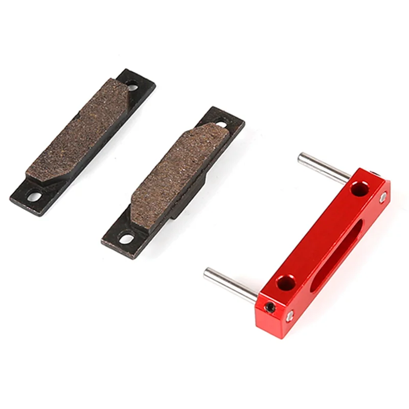 Juego de pastillas de freno de aleación CNC 2X para 1/5 HPI KM BAJA 5B SS RC CAR GAS PARTS 85201-Naranja