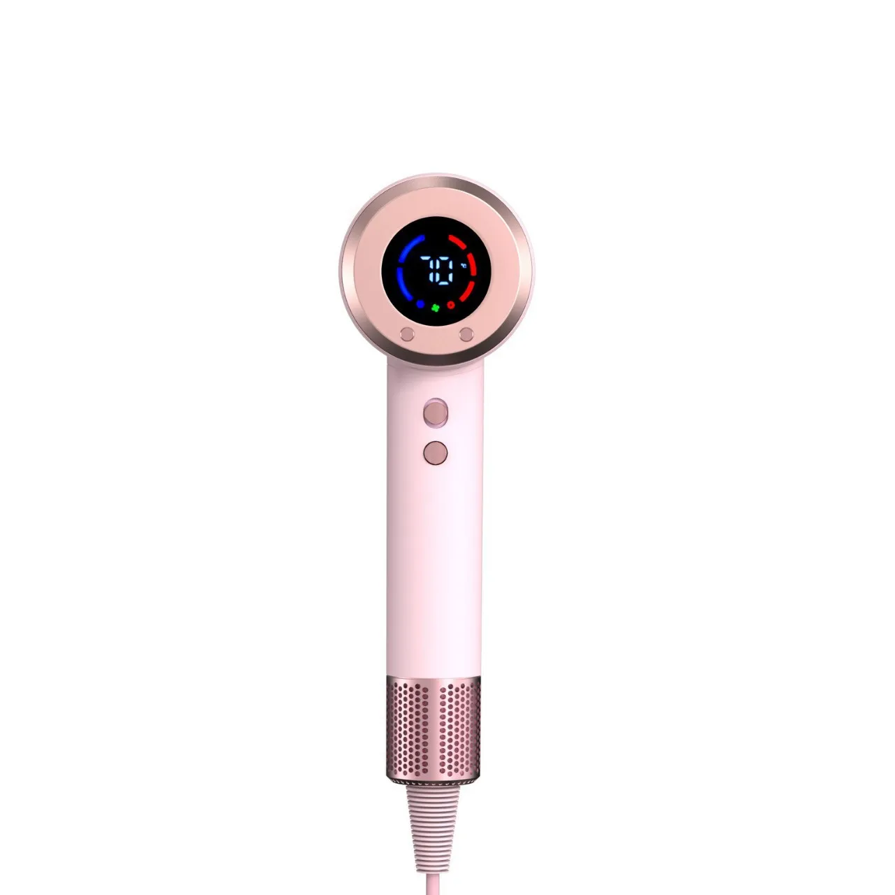 

Digital Display High Speed Hair Dryer Salon Household Leafless Large Blowing Force Hair Care Negative Ion Hair Dryer