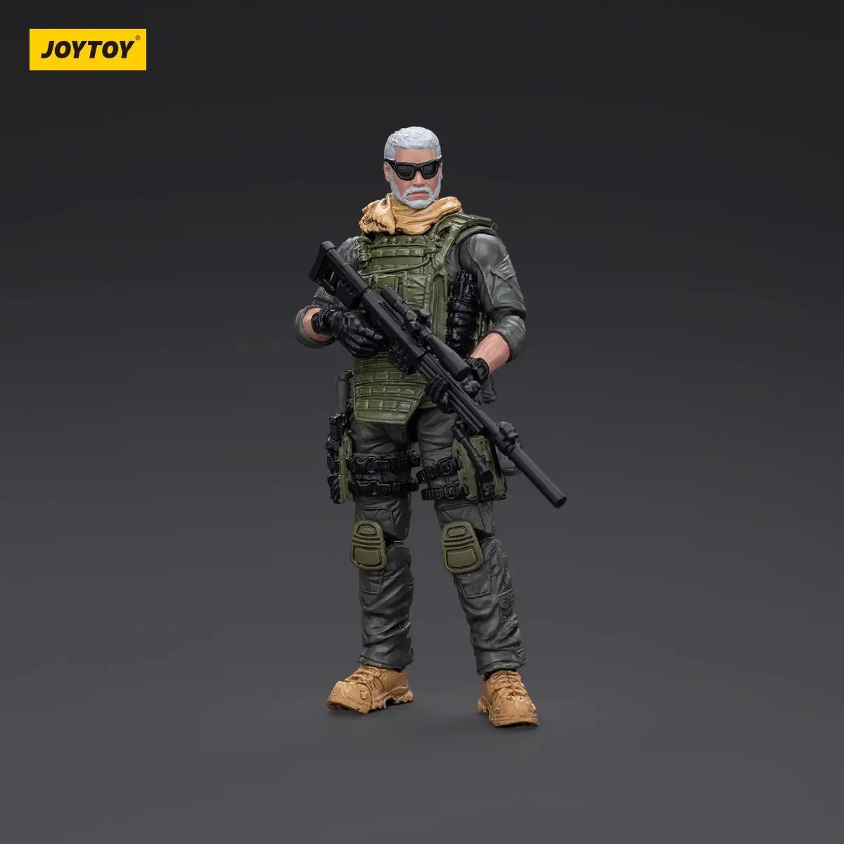 JOYTOY NATO Defense Forces 13th Assault Squad Sniper 1:18 Mobile Soldiers Figure Game Models Military Toys Collection Ornaments