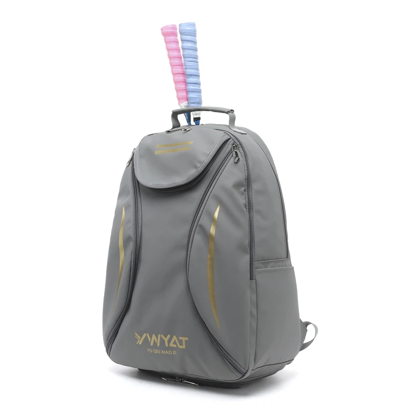 Original YWYAT 2 Rackets Badminton Bag Backpack With Shoes Compartment Tennis Shuttlecock Racquet Sports Bag Men Women Backpack