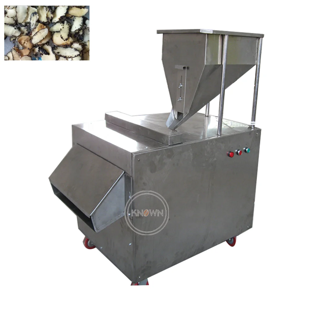 Adjustable Hazelnut Cashew Nut Slicing Slicer Cutting Equipment Automatic Walnut Almond Shear Peanut Cutter Chopping Machine