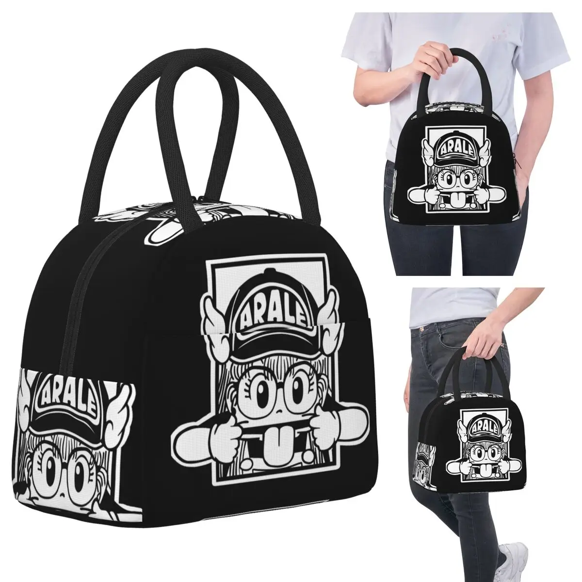 

ARALE Insulated Lunch Bag for Women Office Cooler Thermal Food Box Tote Leakproof Lunch Boxes Container