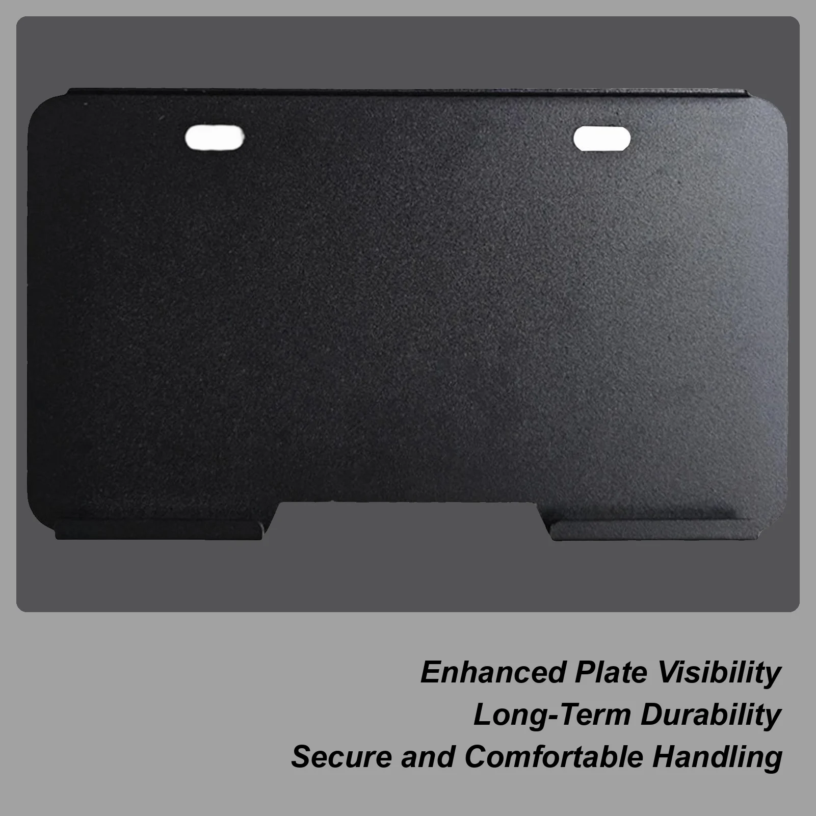 

Motorcycle License Plate Bracket Heavy Duty Rustproof Protective Acrylic License Plate Backing Plate For Outdoor Road Trip