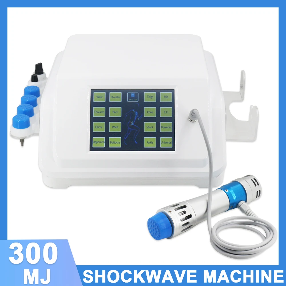 

300MJ Shockwave Therapy Machine Shock Wave Equipment Portable Body Massage ED Treatment Home use Relax Massager 16 Modes