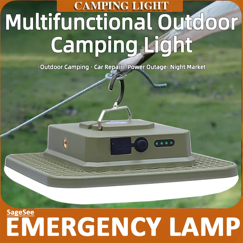 2900 Lumens Camping Lantern LED Camping Light Portable 5 Color Modes Camping Lamp 18000mAh Rechargeable