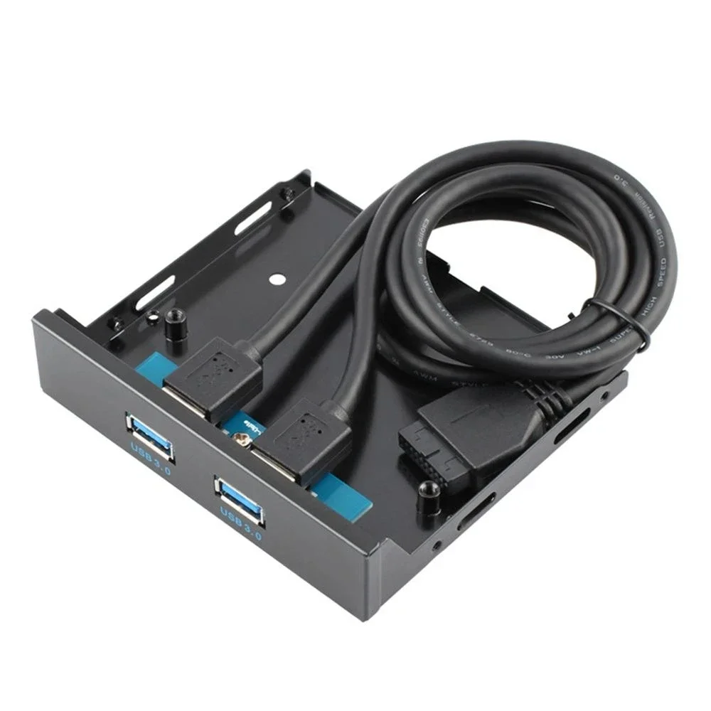 USB 3.0 floppy drive front panel 3.5-inch 19pin to USB 3.0 dual interface expansion one to two data cable