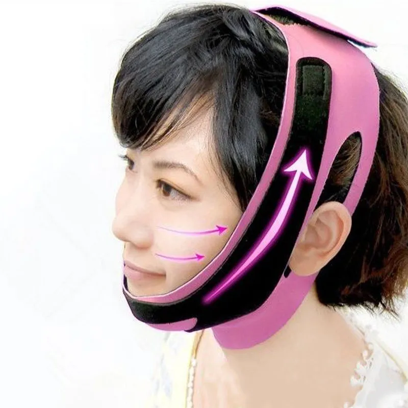 النساء الذقن الخد سليم رفع المضادة للتجاعيد قناع الفرقة رقيقة جدا رفع حزام التخسيس الخامس الوجه خط حزام أدوات تجميل الوجه #3
