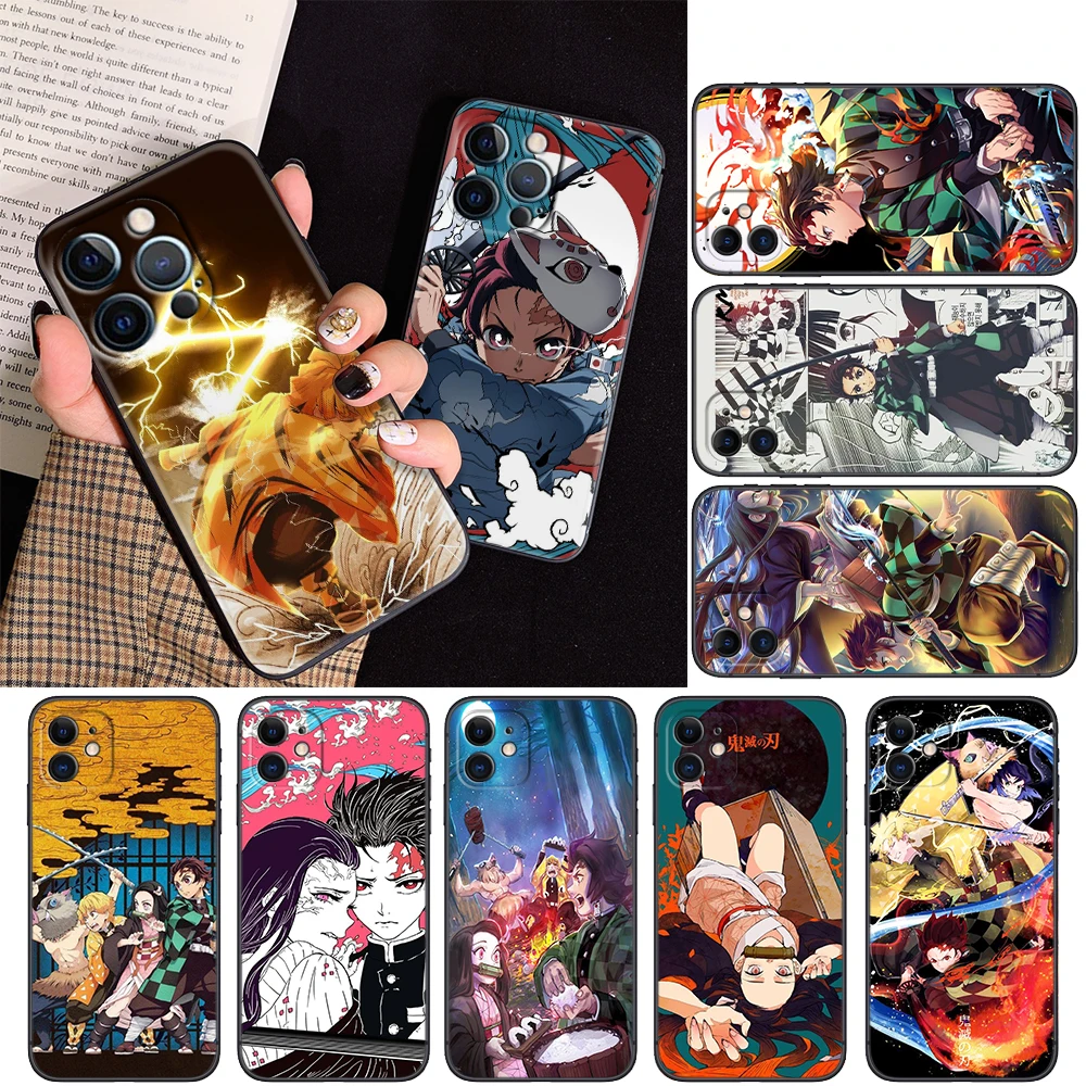 Anime demon slayer Soft Case for Xiaomi Mi A1 A2 A3 9T Pro Poco F1 F2 F3 GT M2 M3 M4 M5 C40 X2 X3 NFC X4 pro