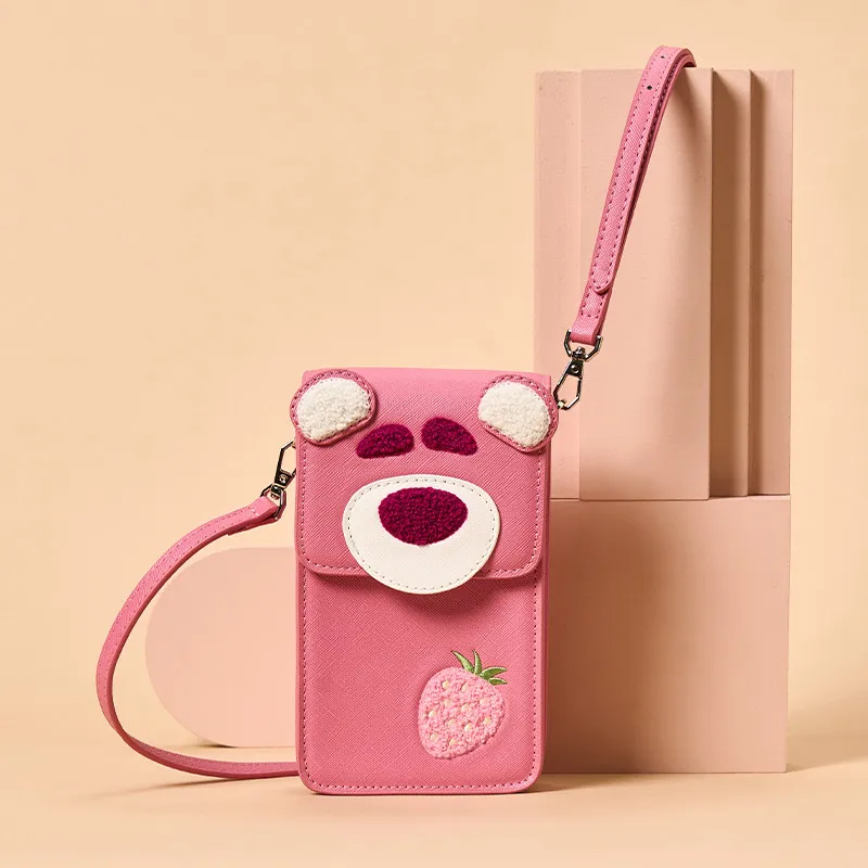 

Сумка-кошелек для телефона Disney с персонажами Люцифером, Стичем, Лотсо, Джуди, Дамбо, с регулируемым ремешком, для улицы