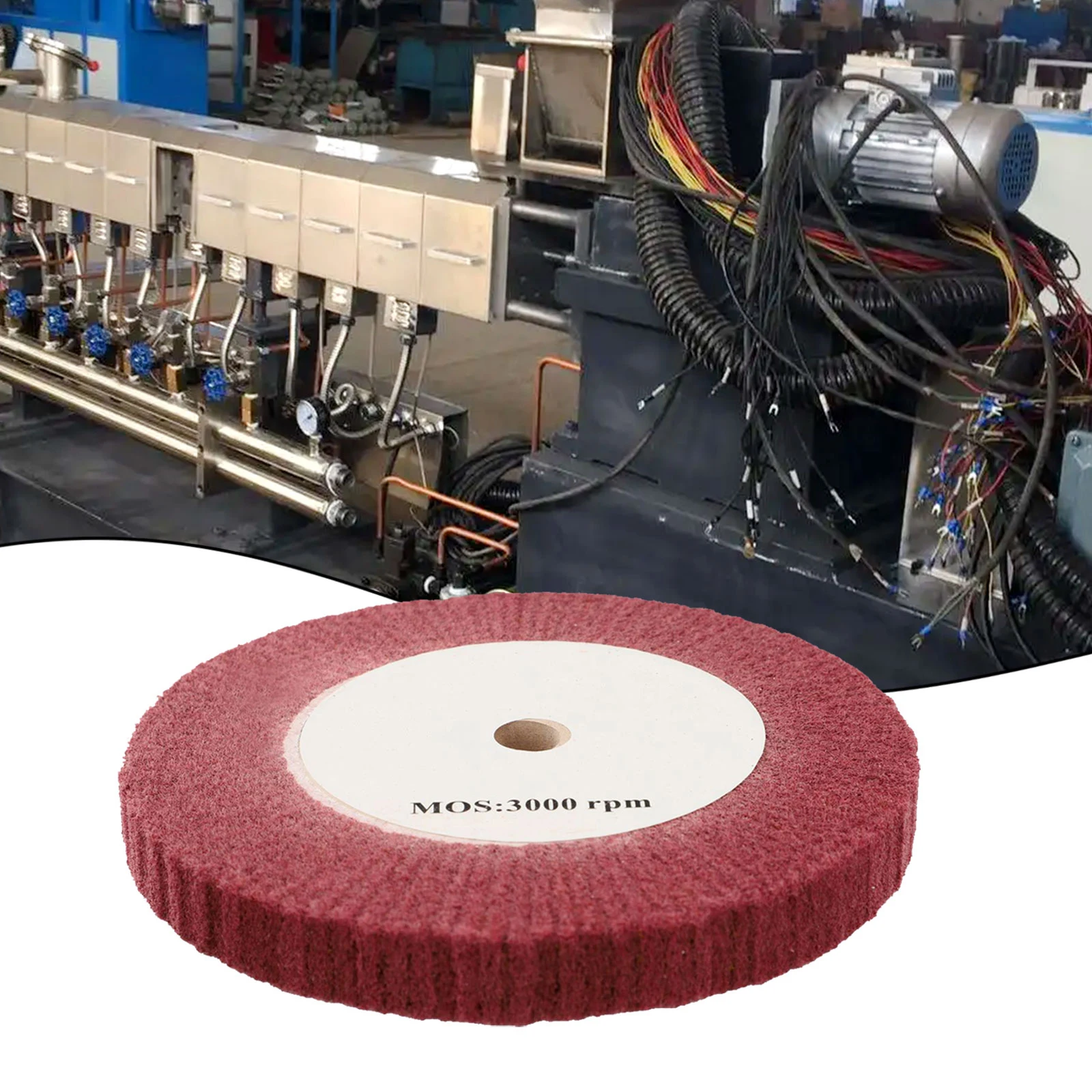 

Enhance the Appearance of Your Metalwork with our Nylon Fiber Flap Polishing Wheel Disc, NonWoven Abrasive Buffing 320Grit