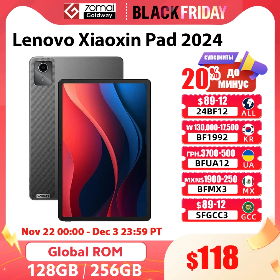 New Lenovo Xiaoxin Pad 2024 Version 6GB 8GB 128GB 90Hz 11