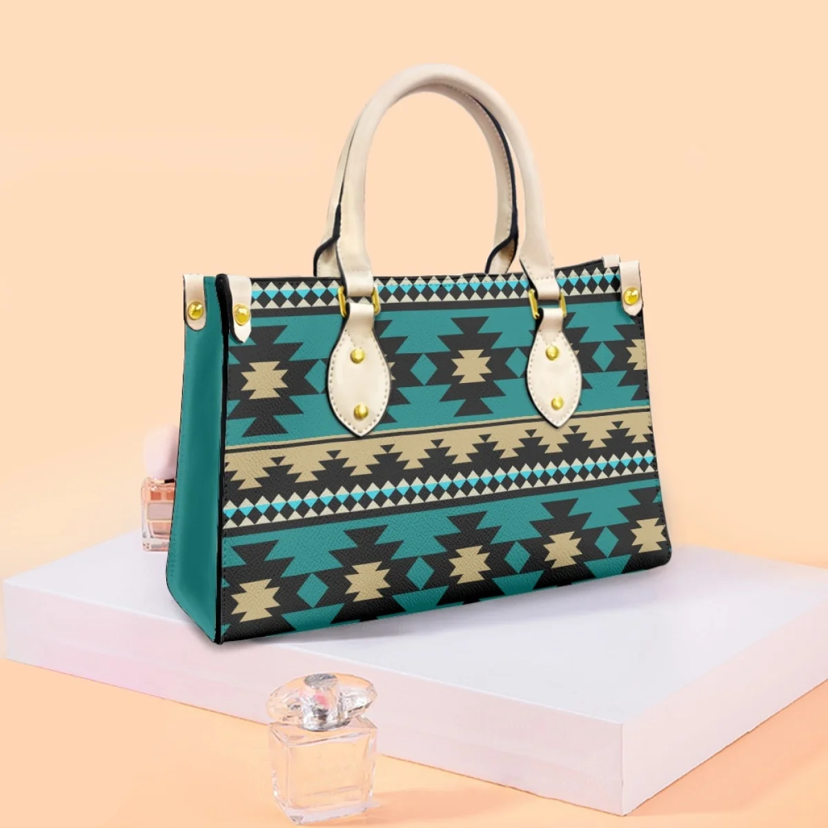 FORUDESIGNS Aztec Geometric Pattern Female Evening Bags Ethnic Tribal Style Women's Handbags Stylish New Square Bag Women