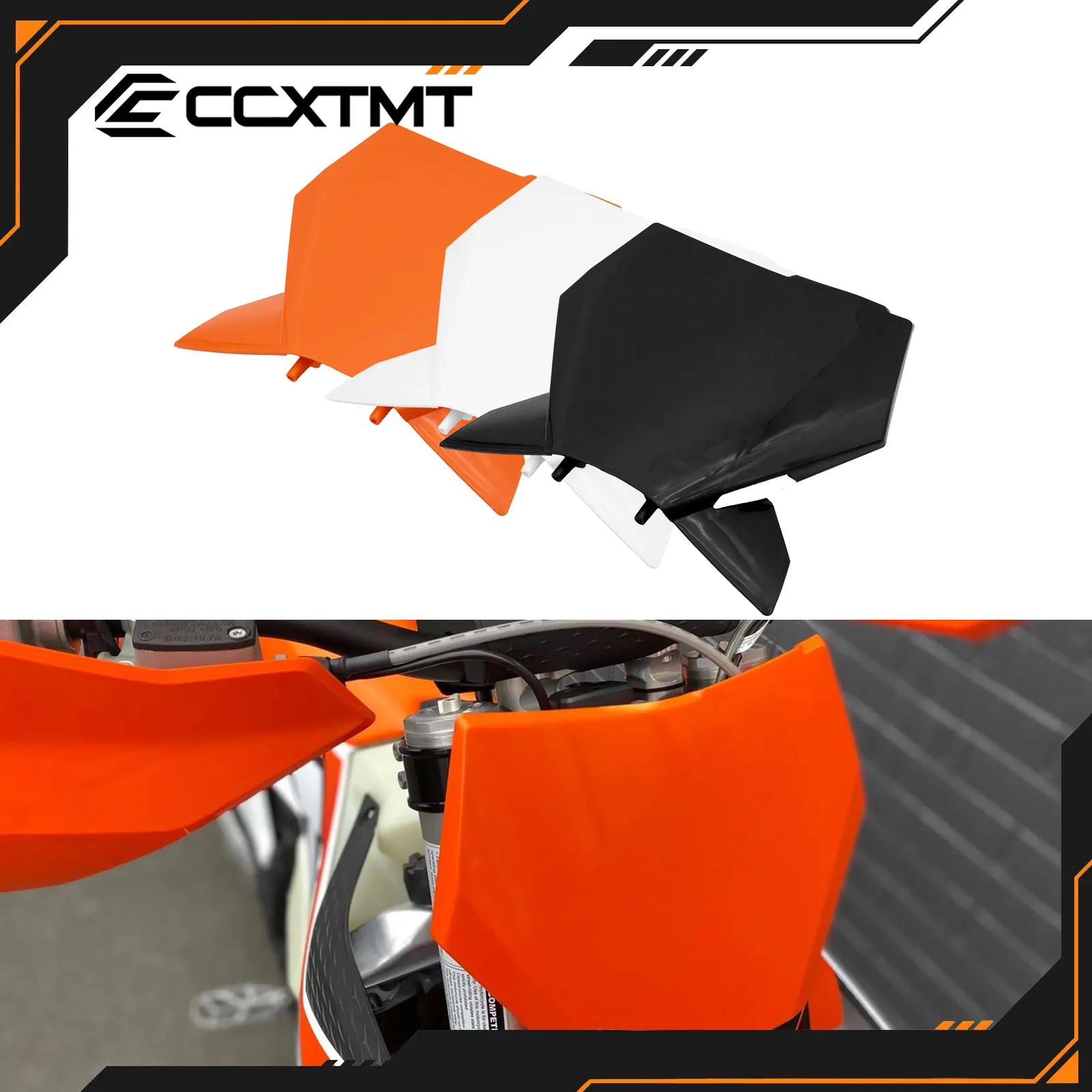 Universal Racing NEUE Motorrad-Vordernummernschilder für KTM EXC XC SX EXCF XCW SXF 125 150 200 250 300 350 400 450 500 2023-2024