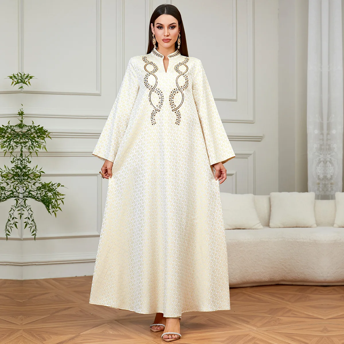 

Eid Dress Abaya Women Muslim Jalabiya Embroidery Dresses Vestidos Party Long Robe Ramadan Morocco Dubai Abayas Kaftan 2026