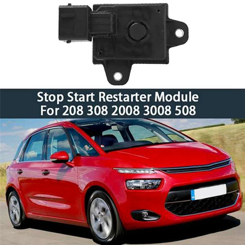 Reliable1 Piece New Stop Start Restarter Module 9807709080 Parts Accessories For  208 308 2008 3008 508 Citroen C3 C4 DS3