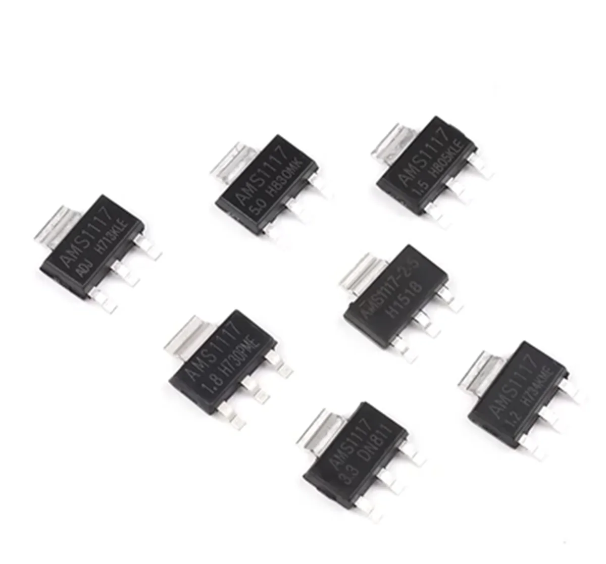 10PCS AMS117-1.2 voltage regulator chip SOT223 power supply step-down IC