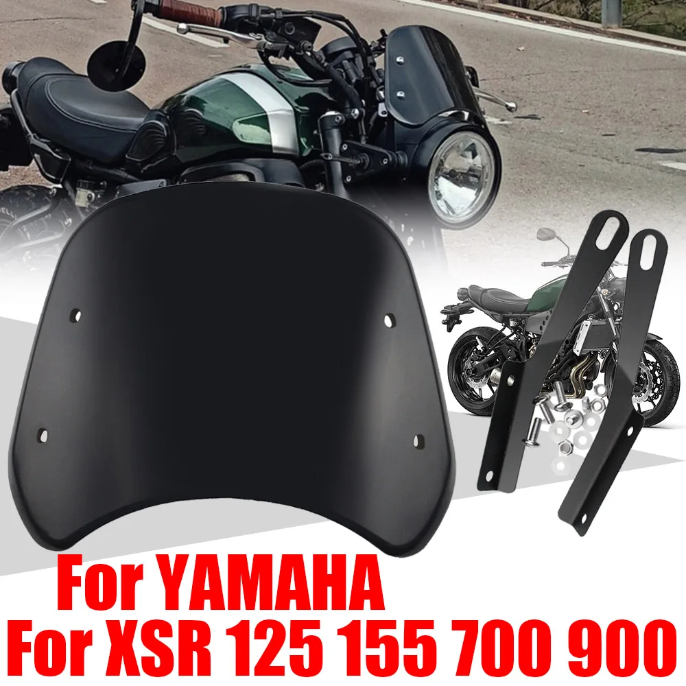 For Yamaha XSR700 XSR125 XSR155 XSR900 XSR 700 900 125 155 Accessories Retro Windscreen Windshield Wind Screen Deflector Cover