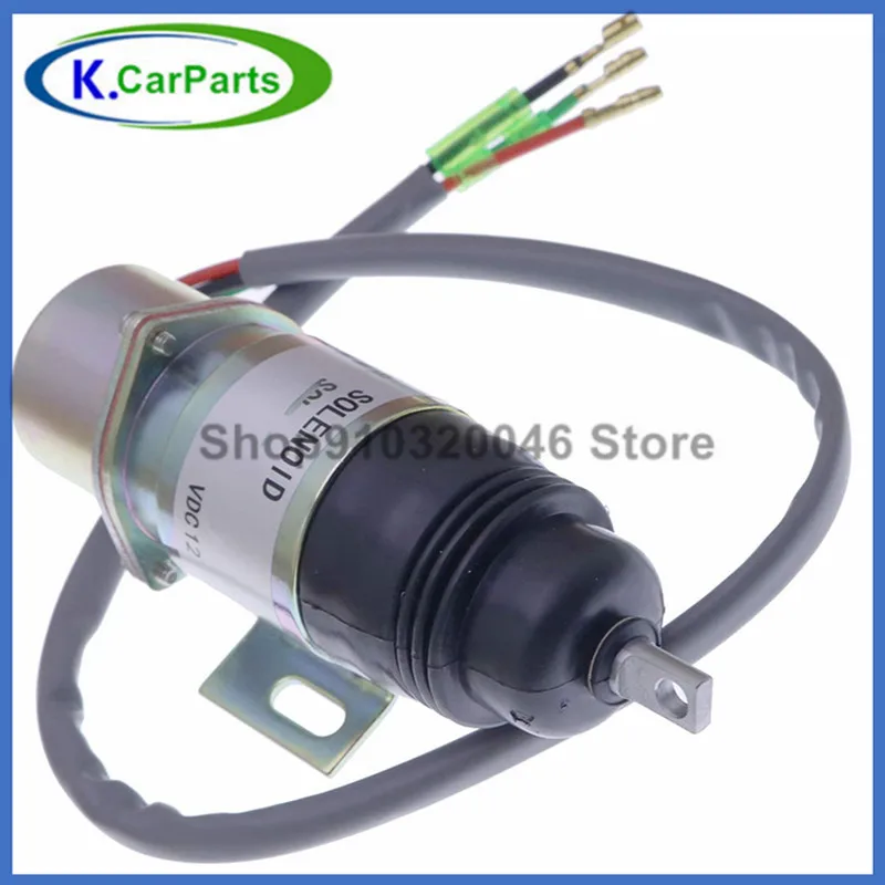 

894453-3411 8944533411 8-94453341-0 MV1-58 MV1-58 Stop Solenoid 12VDC for Hitachi Isuzu Engine 12VDC