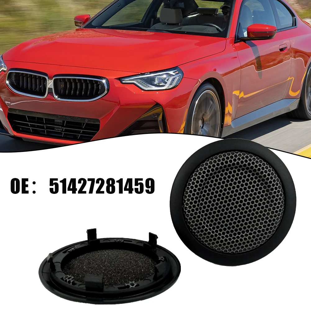 Elevate Your Driving Experience with Black Rear Door Tweeter Speaker Cover for BMW 1234 Series F20 F22 F30 F32