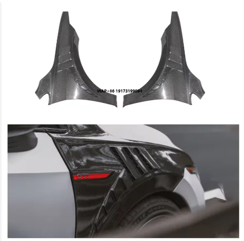High Quality 100% Dry Carbon Fiber Car Wheel Fenders for VW Golf 8 GTI 2021-UP