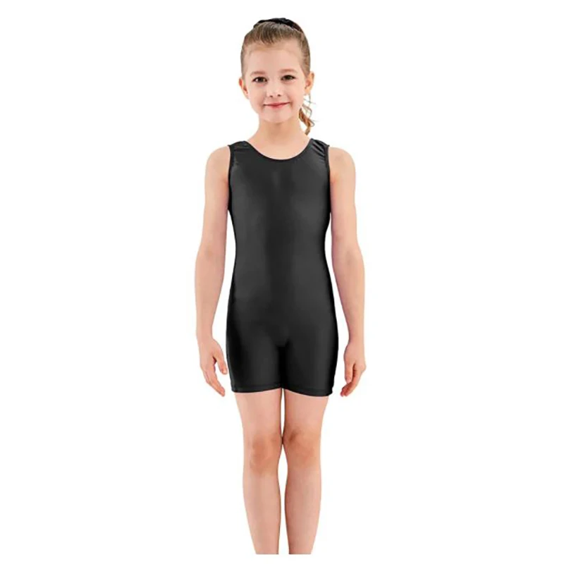 Speerise Body senza maniche per bambini Spandex Ginnastica Unitard Biketard Ragazze Tuta da ballo atletica professionale