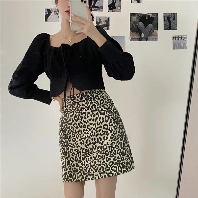 Women's Short Square Collar Lace Top Shirt Female Fashion 2121 New Autumn Korean Style Slim Temperament Long-sleeved Shirt