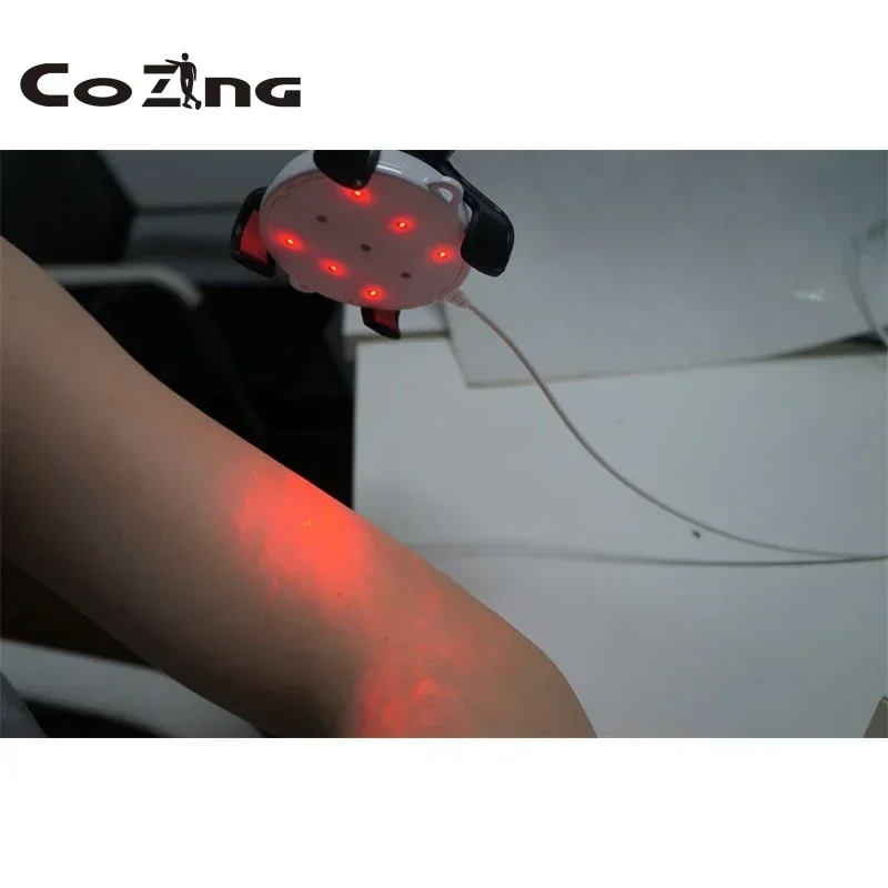 3x808nm 6x650nm Cold Laser Therapy Device Homeuse Physiotherapy Equipment for Neck Elbow Knee Shoulder Pain Relief Pad