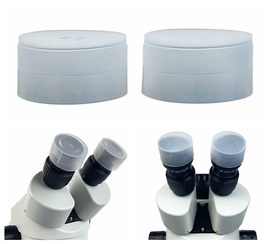 

2PC Eyepiece Lens Cap Dust Cover Guard Shield Dustproof Cap for Biological XSP Metallographic Microscope Lab Telescope Binocular