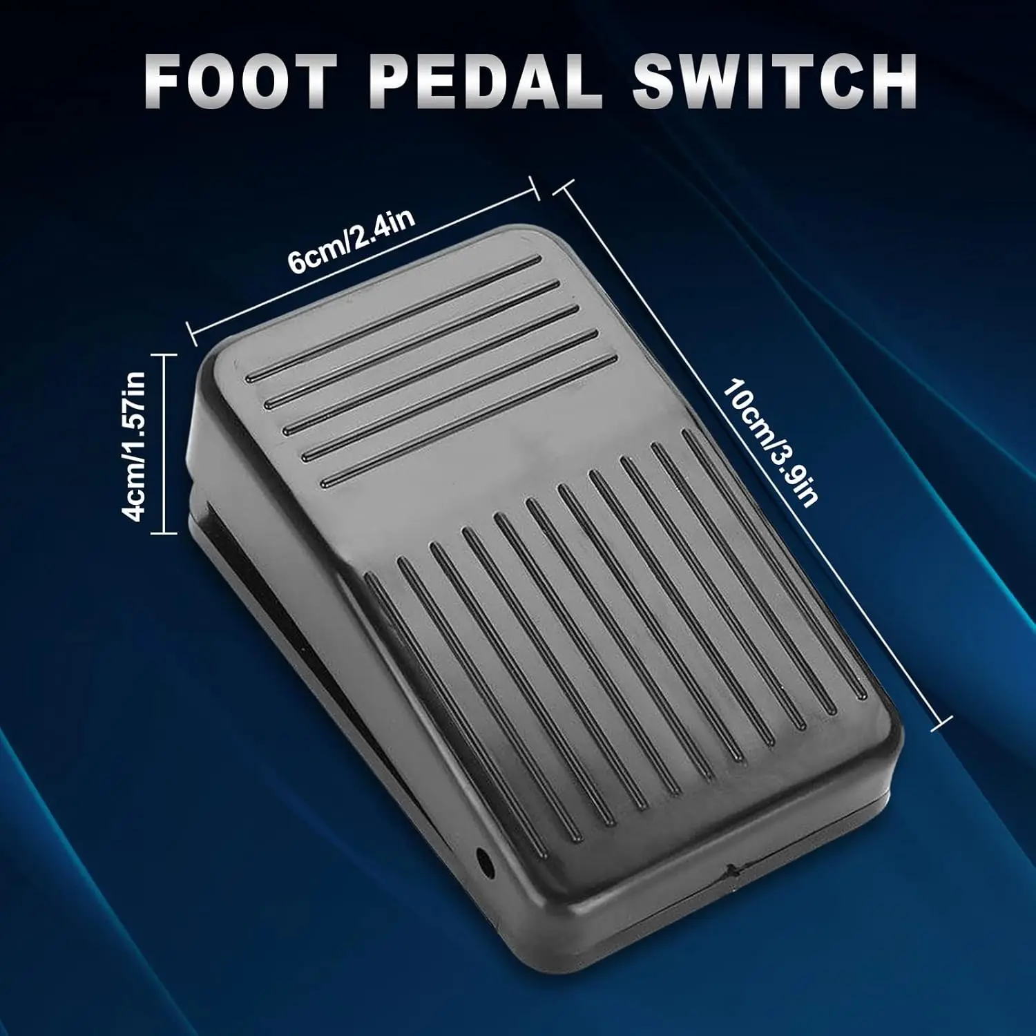Tattoo Foot Pedal Switch ABS Plastic Anti Slip Foot Switch with Plug for Tattoo Power Machine Power Controller
