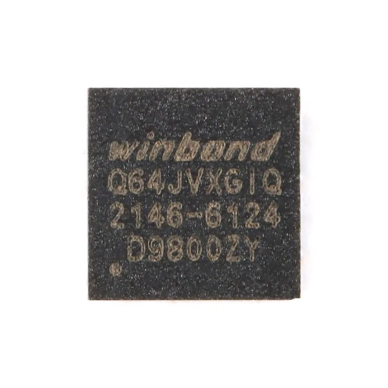 1 pcs Original Genuine SMD Serial Flash Memory Chip W25Q64JVXGIQ XSON-8 3V 64M-bit, For PCB Development, Firmware Burning, Compa