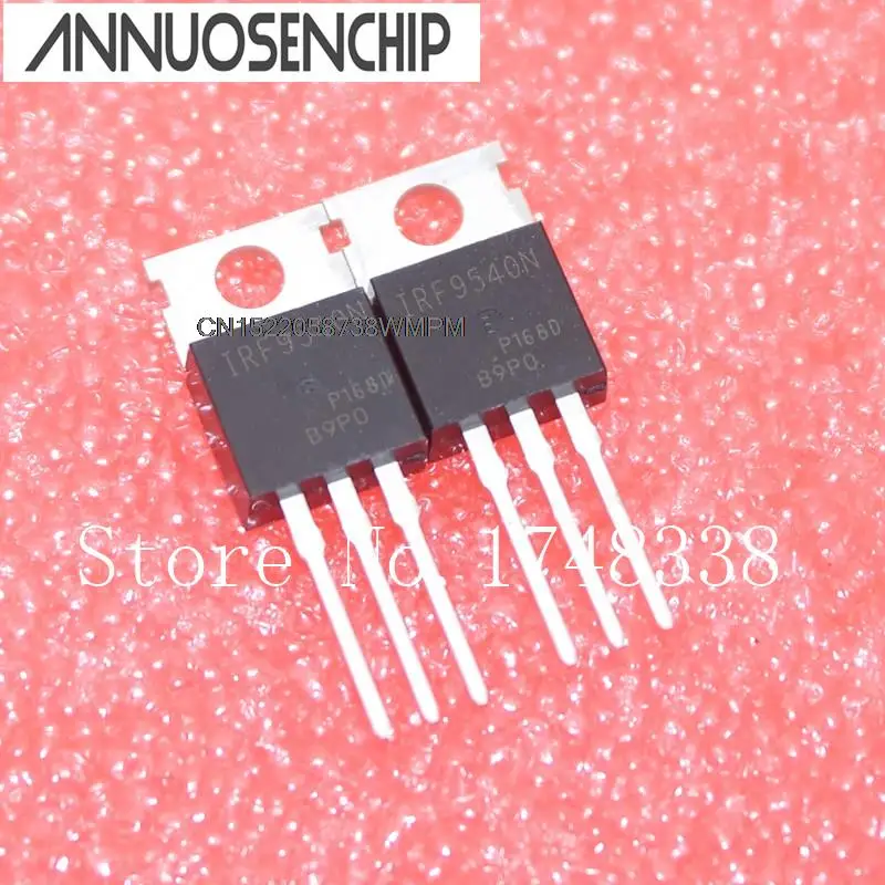 10PCS New and Original P-Channel Power MOSFET 23A 100V IRF9540 IRF9540N TO-220 IRF9540NPBF