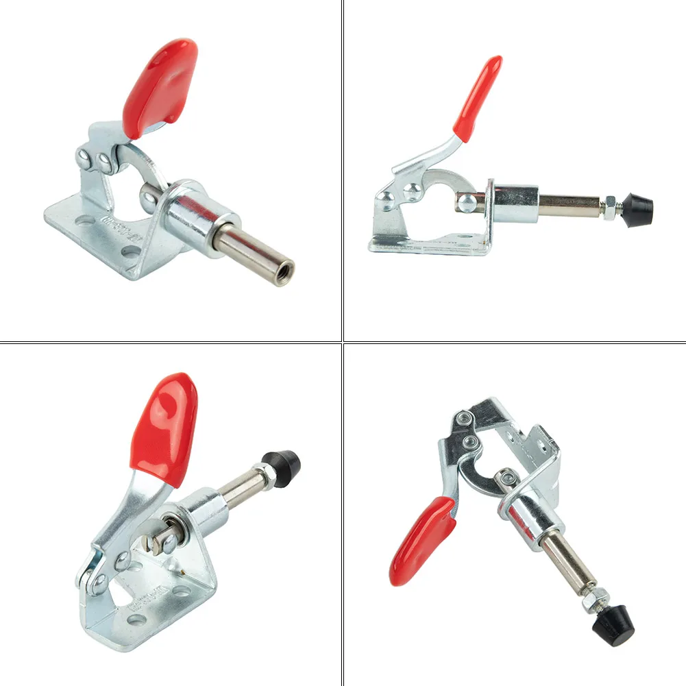 Red Toggle Clamp GH-301-AM 45Kg Release Tool Horizontal Clamps Hand Antislip Vertical Toggle Clamp Heavy Duty Tooling Accessory