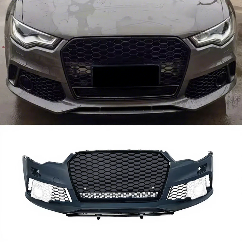 

Car A6 S6 Upgrade RS6 Style Front Bumper Body Kit Front Bumper Assembly Auto Parts For A6 S6 C7 2012 2013 2014 2015