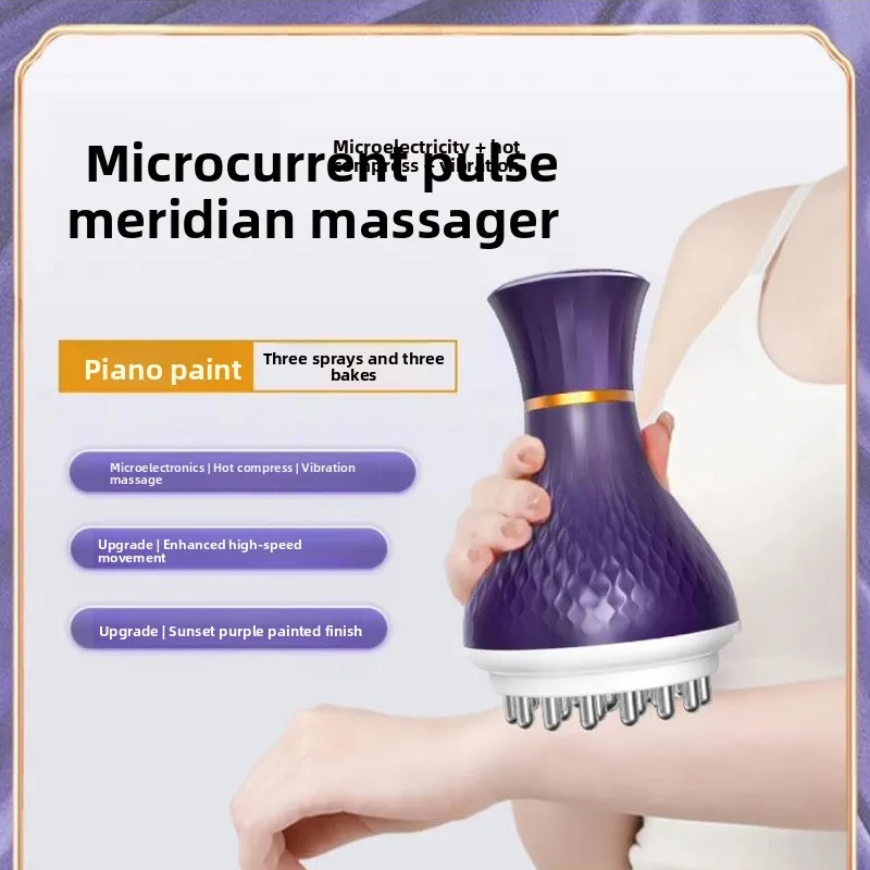 Factory Direct 2026 Top Rated 30-Speed Electric Brush Massage Instrument Brush Legs Hot Compress