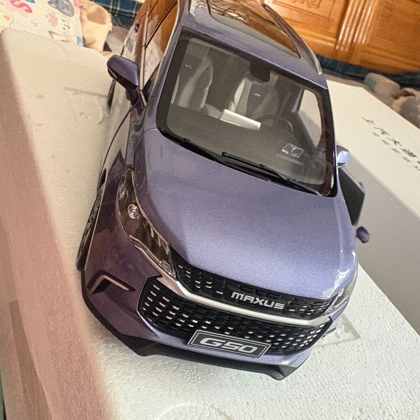G50 Die-Cast Metal Replica,Simulate Alloy Car Model MPV,SAIC MAXUS, Collection Display,Desktop Decoration,Adult Gift,1: 18