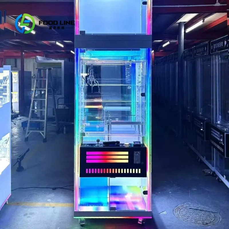 

Custom Smart Claw Machine WiFi Remote Management Coin Operated Prize Vending Machine for Chain Retail Store Franchise Business